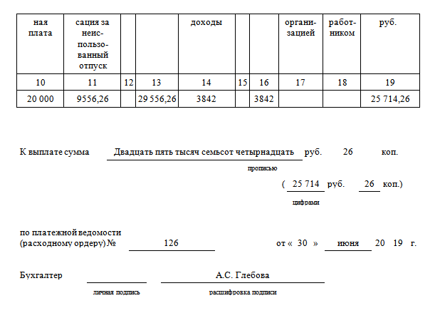 Компенсация при увольнении в т2. Компенсация отпуска при увольнении в карточке т-2. Компенсация отпуска в т2. Компенсация отпуска при увольнении в т2. Компенсация отпуска при увольнении код ндфл