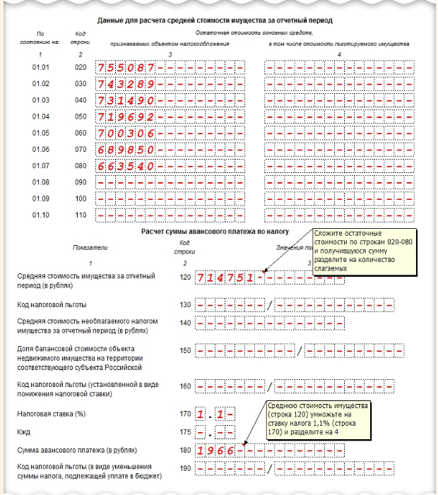 Авансы по налогу на имущество. Авансовый платеж по налогу на имущество формула. Сумма авансового платежа по налогу на имущество организаций. Формула расчета авансового платежа по налогу на имущество. Расчет авансового платежа налог на имущество.