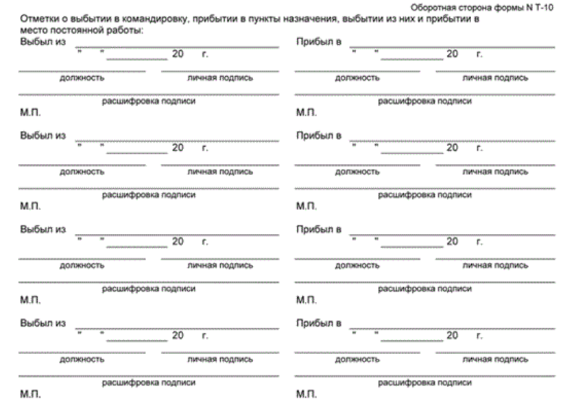 Работа постоянные командировки. Печатная форма командировочного удостоверения.