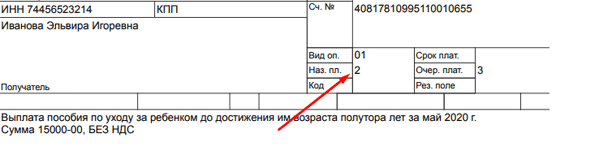 Что писать в назначении платежа по алиментам образец