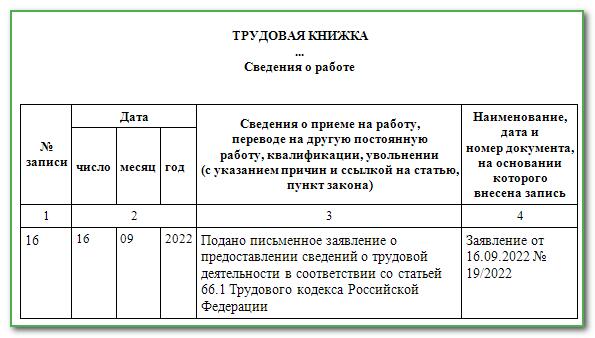 Запись в трудовой книжке об увольнении по соглашению сторон 2022 образец