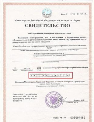 Что такое огрн