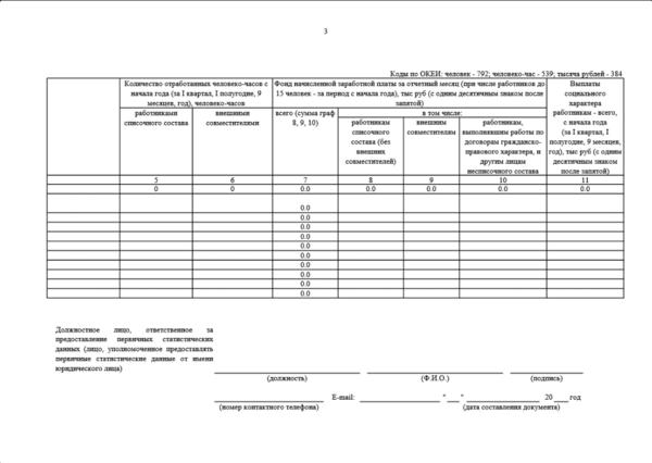 Образец заполнения п 3